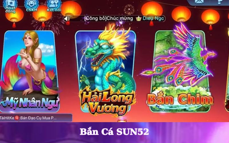sảnh bắn cá sun52